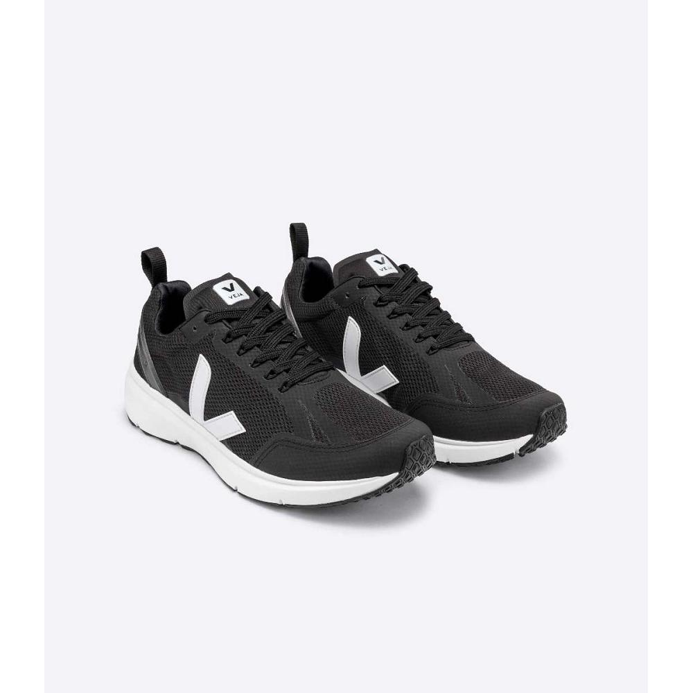 Women's Veja CONDOR 2 ALVEOMESH Running Shoes Black/White | SG 398TCE